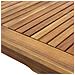 Aaron - Set Tavolo Da Giardino 80 X 80 Compreso Di 4 Sedie In Legno Massiccio Di Acacia - Foto miniatura 4