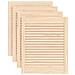 Ante con Design a Lamelle 4 pz 61,5x49,4 cm in Legno di Pino - Foto miniatura 1