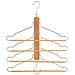 Appendiabiti Per Pantaloni In Legno, 4 Pezzi Inclusi - Foto miniatura 1
