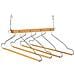 Appendiabiti Per Pantaloni In Legno, 4 Pezzi Inclusi - Foto miniatura 2