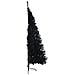 Albero di Natale Artificiale a Metà con Base Nero 180 cm PVC - Foto miniatura 7