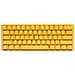 Tastiera USB DKON2161ST-AUSPDYDYY  (Layout Inglese US) Colore Giallo - Foto miniatura 1