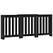 Copertura Termosifone Nera 205x21,5x83,5 Cm Legno Multistrato - Foto miniatura 1