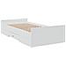 Giroletto Con Cassetti Bianco 100x200 Cm In Legno Multistrato - Foto miniatura 2