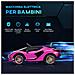Macchina Elettrica Per Bambini 3-5 Anni Lamborghini 12v Con Telecomando E Velocità 3-5km /h, Rosa - Foto miniatura 4