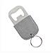Portachiavi Apribottiglie In Pelle - Compatto Ed Elegante Grey - Foto miniatura 2