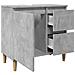 Mobile Lavabo Da Bagno Grigio Rovere 65x33x60 Cm In Truciolato - Foto miniatura 8