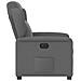 Poltrona Elettrica Reclinabile Grigio Scuro in Tessuto - Foto miniatura 6