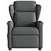 Poltrona Elettrica Reclinabile Grigio Scuro in Tessuto - Foto miniatura 5