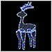 Decorazione Natalizia Renna In Rete Con 306 Led 60x24x89 Cm - Foto miniatura 1