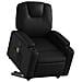 Poltrona Alzapersona Reclinabile Massaggio Nero Similpelle - Foto miniatura 3
