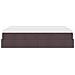 Struttura Letto Pouf con Materasso 140x190 cm in Tessuto - Foto miniatura 9