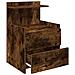 Comodini 2 pz con 2 cassetti Rovere Affumicato 40x36,5x62 cm - Foto miniatura 5