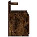 Comodini 2 pz con 2 cassetti Rovere Affumicato 40x36,5x62 cm - Foto miniatura 7