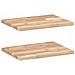 Mensole da Parete 2 pz 40x30x2 cm Legno Acacia Non Trattato - Foto miniatura 1