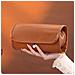 Borsa Trucco Pieghevole Multifunzionale - Pochette Organizer Cosmetici Professionale Brown - Foto miniatura 3