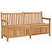 Panca da Giardino con Contenitore Marrone 180 x 60 x 90 cm - Foto miniatura 1