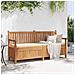 Panca da Giardino con Contenitore Marrone 180 x 60 x 90 cm - Foto miniatura 4