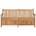 Panca da Giardino con Contenitore Marrone 180 x 60 x 90 cm - Foto miniatura 5