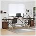Scrivania Rovere marrone 182 x 101 x 87.5 cm Legno multistrato - Foto miniatura 5