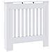 Copertura per radiatori 2 pcs Bianco 78 x 19 x 81.5 cm - Foto miniatura 4