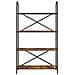 Libreria Rovere fumo 80 x 30 x 146 cm Legno multistrato - Foto miniatura 5