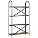 Libreria Rovere fumo 80 x 30 x 146 cm Legno multistrato - Foto miniatura 7