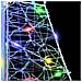 Albero di Natale con 100 LED Multicolore 120 cm Acrilico - Foto miniatura 5
