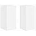 Mobile TV da parete 2 pcs Bianco Lucido 30 x 31 x 60 cm - Foto miniatura 1