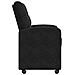 Sedie da Pranzo con Ruote 2 pcs Nero 58 x 67 x 97 cm Velluto - Foto miniatura 5