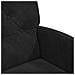 Sedie da Pranzo con Ruote 2 pcs Nero 58 x 67 x 97 cm Velluto - Foto miniatura 7
