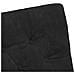 Sedie da Pranzo con Ruote 2 pcs Nero 58 x 67 x 97 cm Velluto - Foto miniatura 8