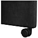 Sedie da Pranzo con Ruote 2 pcs Nero 58 x 67 x 97 cm Velluto - Foto miniatura 9