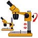 Mikroscopio Stereoscopico Binoculare Ganimedes S - Zoom 20-40x | Oculare Wf10x / 20 | Testa 45° Rotazione 360° | Ottica Greenough - Foto miniatura 3