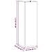 Supporto per Ombrellone Senape 15.5 x 15.5 x 49 cm Metallo - Foto miniatura 9