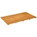 Tappeto da bagno Tinta unita Marrone 100 x 53 cm legno - Foto miniatura 1