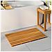 Tappeto da bagno Tinta unita Marrone 100 x 53 cm legno - Foto miniatura 2