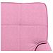 Chaise Lounge con cuscino Rosa 91 x 157 x 91 cm Tessuto - Foto miniatura 9