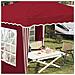 Tenda per feste a pop-up 288 x 288 x 245 cm Borgogna - Foto miniatura 4