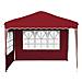 Tenda per feste a pop-up 288 x 288 x 245 cm Borgogna - Foto miniatura 6