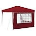 Tenda per feste a pop-up 288 x 288 x 245 cm Borgogna - Foto miniatura 8