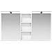 Set di Armadi da Bagno con lo scaffale 3 pcs 130 x 14,5 x 70 cm - Foto miniatura 6