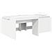 Letto alto per bambini con scrivania Bianco 90 x 200 cm - Foto miniatura 1