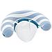 43852 / 26 galleggiante da piscina e da spiaggia Blu, Bianco Fantasia PVC Sedia a sdraio galleggiante - Foto miniatura 7