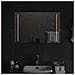 Specchio da bagno LED Trasparente 50 x 70 cm vetro temperato - Foto miniatura 3