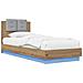 Struttura letto con testata Rovere Artigianale - Foto miniatura 1