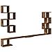 Mensola per TV da muro Legno antico 180 x 15 x 94 cm - Foto miniatura 1