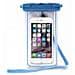 Cust Impermeabile Smartphones Up To 5.1'' con chiusura rigida e laccetto IPX8 - BLU - Foto miniatura 3