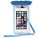 Cust Impermeabile Smartphones Up To 5.1'' con chiusura rigida e laccetto IPX8 - BLU - Foto miniatura 1