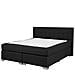 Letto Boxspring In Tessuto Nero 140 X 200 Cm Admiral - Foto miniatura 8